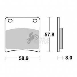 Fékbetét AP Racing LMP220 SR