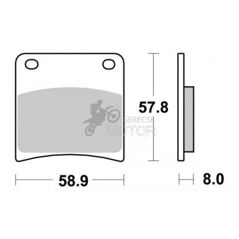 Fékbetét AP Racing LMP220 ST