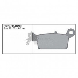 Fékbetét hátsó PROX 37.207102