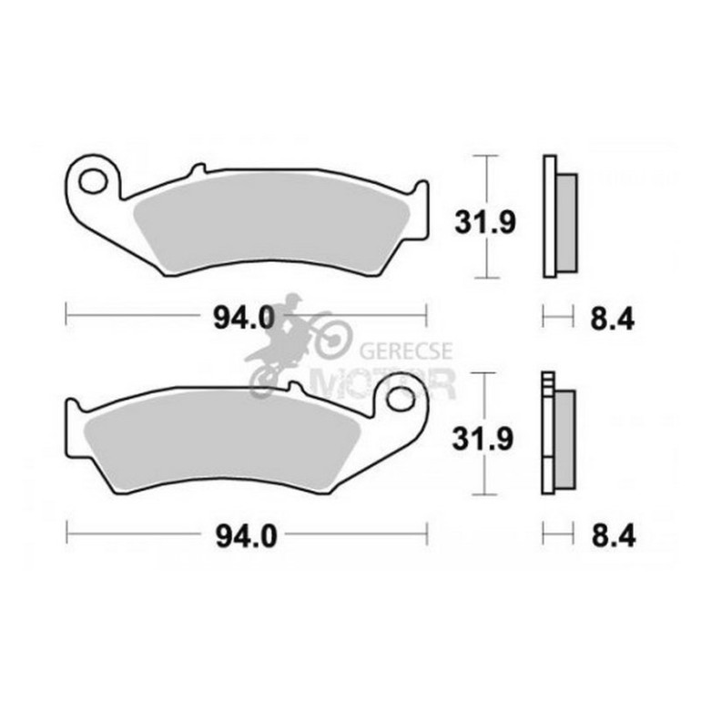 Fékbetét AP Racing LMP223 ST