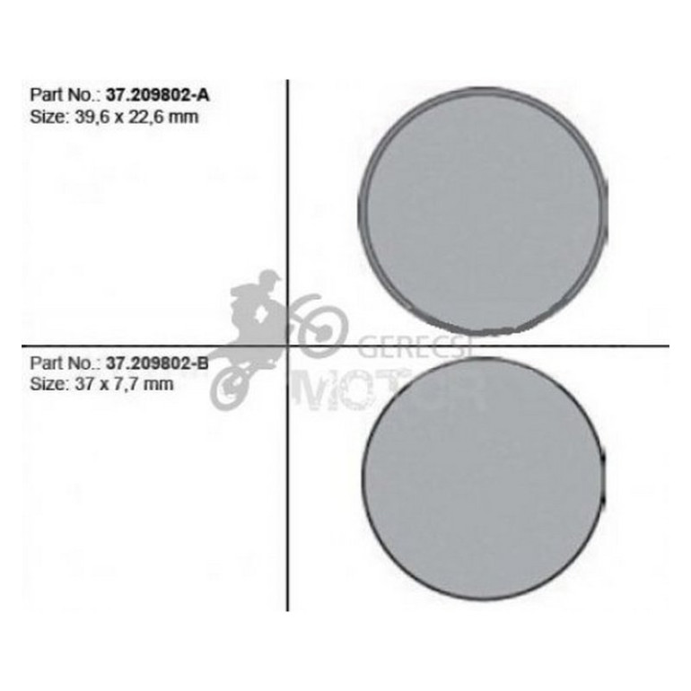 Fékbetét PROX 37.209802