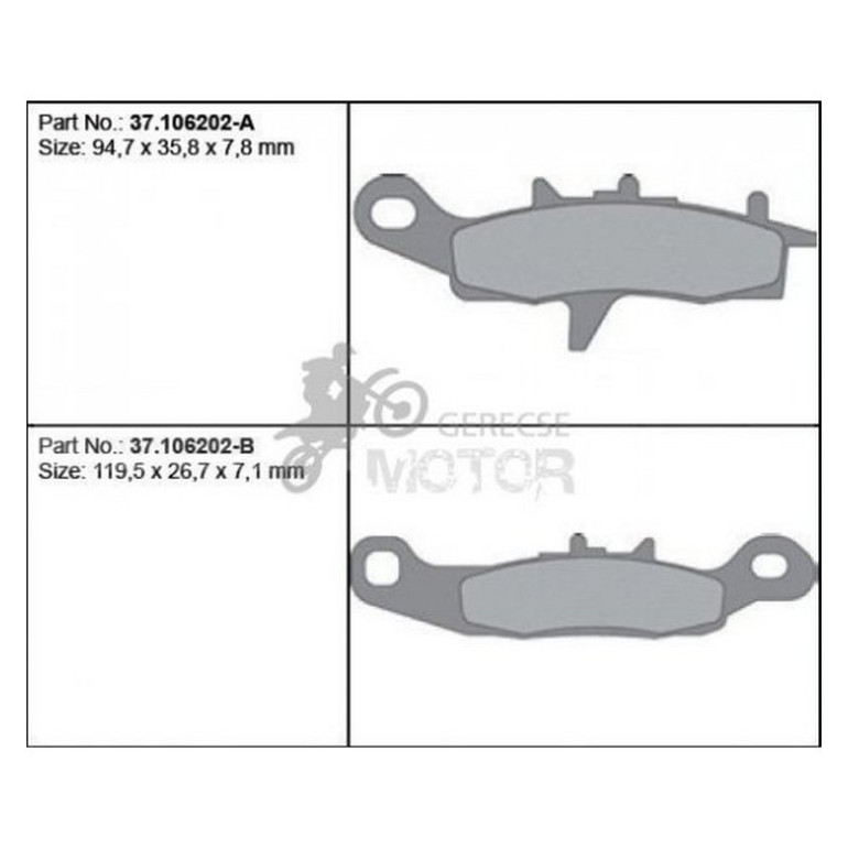 Fékbetét PROX 37.106202