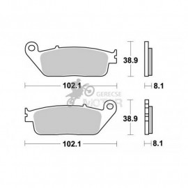 Fékbetét AP Racing LMP227 ST