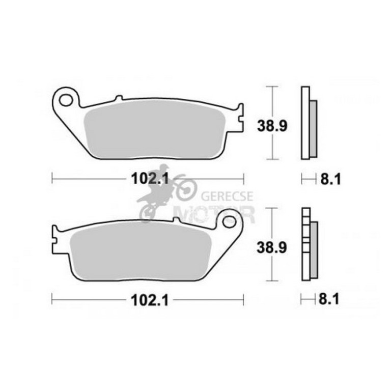 Fékbetét AP Racing LMP227 ST