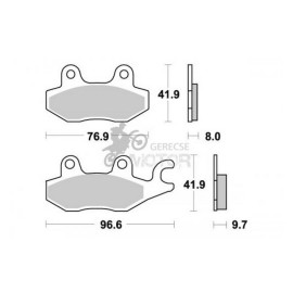 Fékbetét AP Racing LMP233 SR