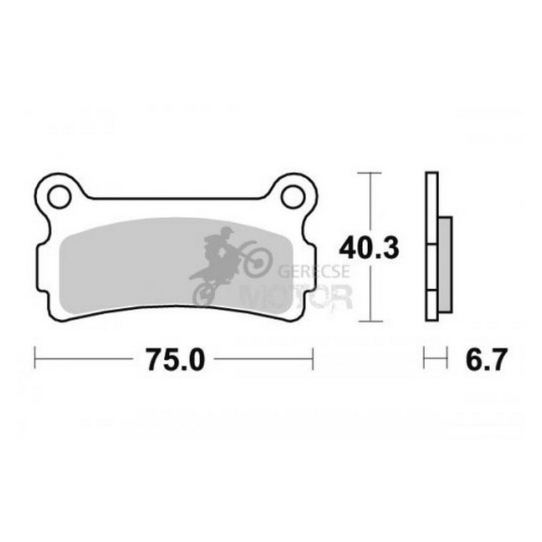 Fékbetét AP Racing LMP236 ST