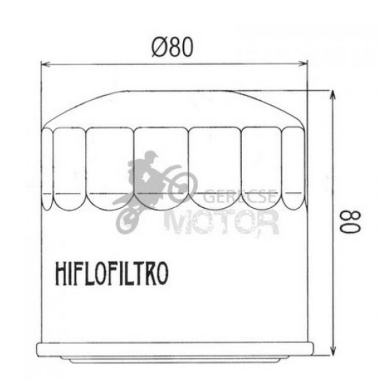 Olajszűrő HIFLOFILTRO HF202