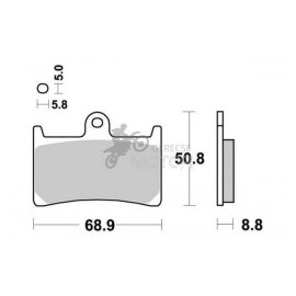 Fékbetét AP Racing LMP239 ST