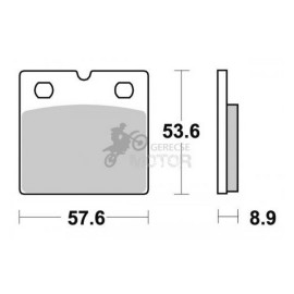 Fékbetét AP Racing LMP240 SF