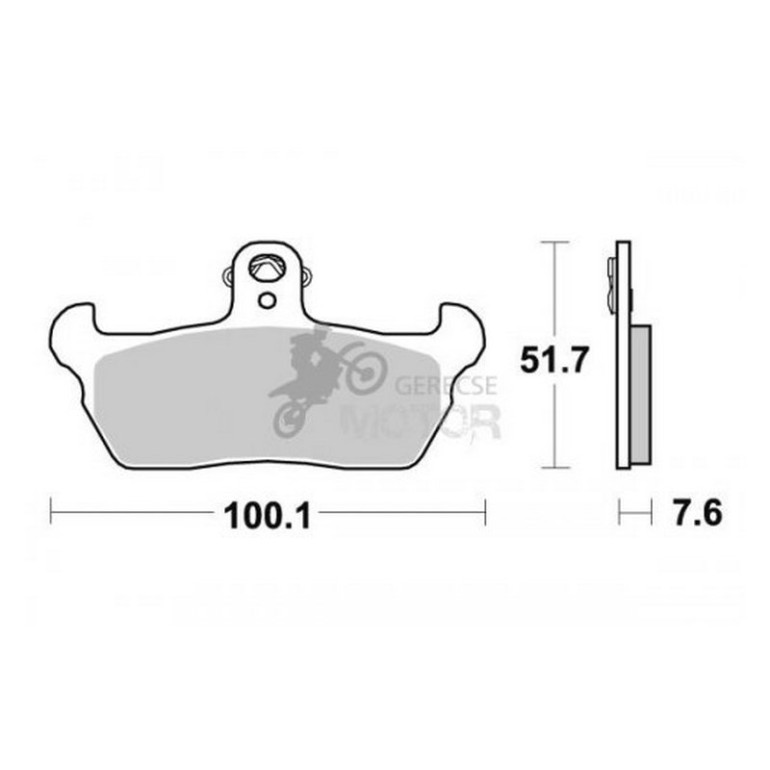 Fékbetét AP Racing LMP241 ST