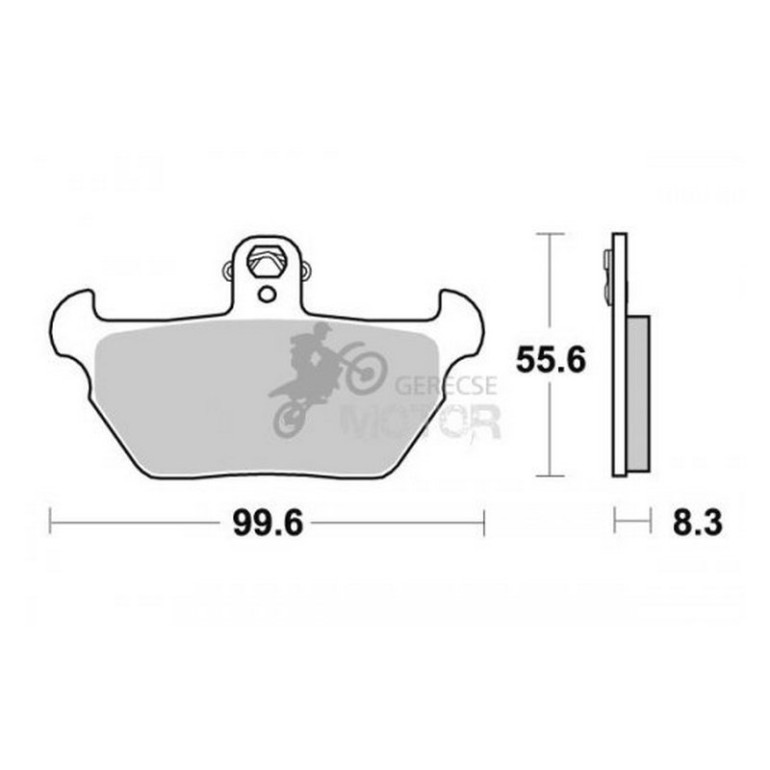 Fékbetét AP Racing LMP244 SF