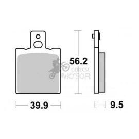 Fékbetét AP Racing LMP246 ST