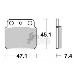 Fékbetét AP Racing LMP249 OR