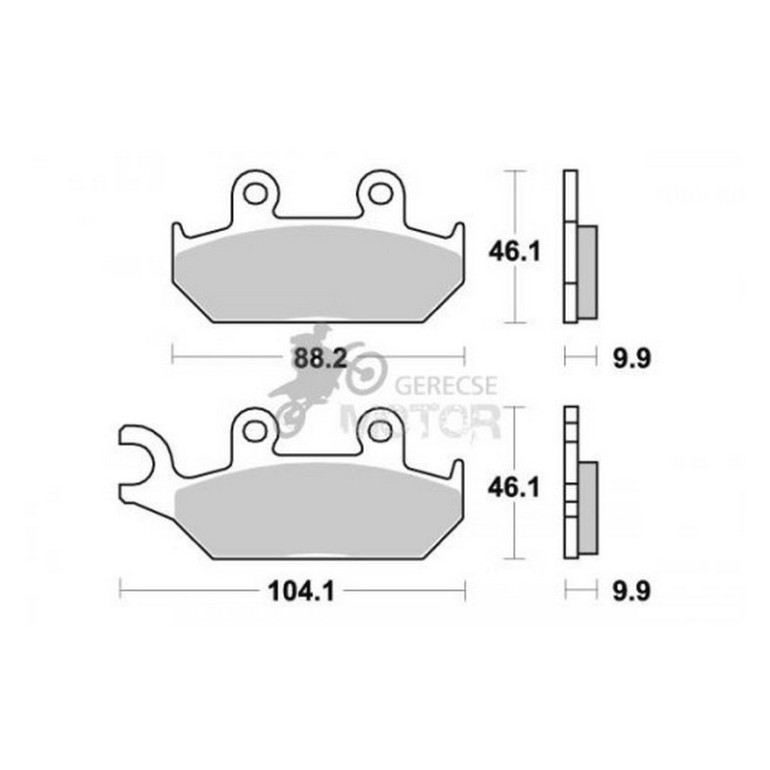 Fékbetét AP Racing LMP250 ST