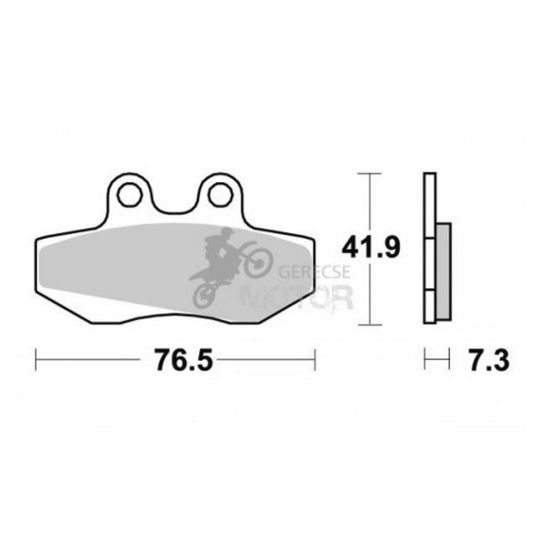 Fékbetét AP Racing LMP252 ST