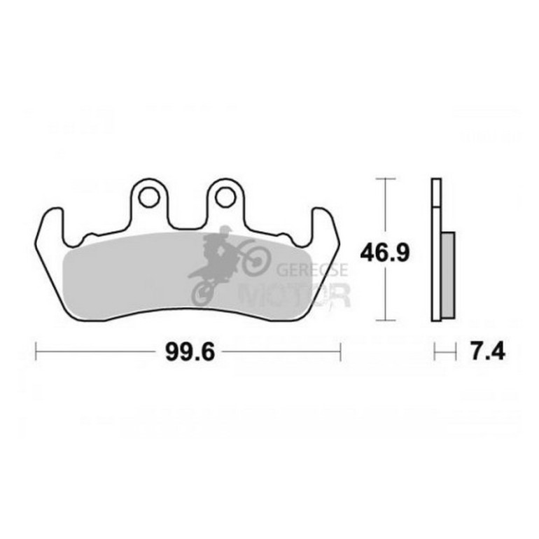 Fékbetét AP Racing LMP253 ST