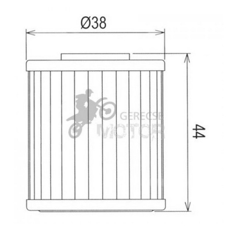Olajszűrő HIFLOFILTRO HF207