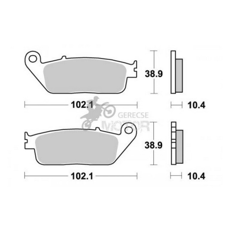 Fékbetét AP Racing LMP254 ST