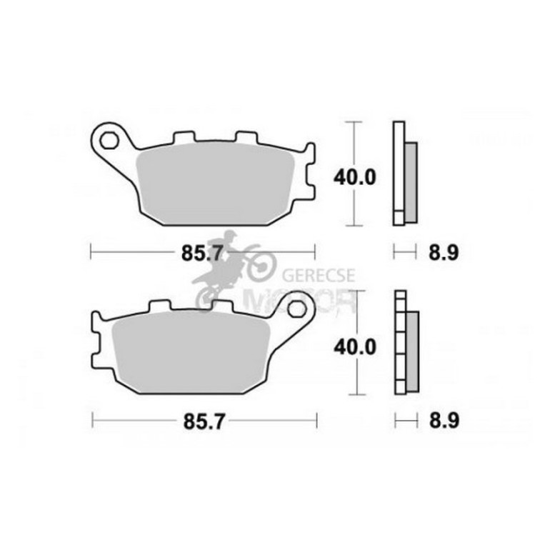 Fékbetét AP Racing LMP257 SR