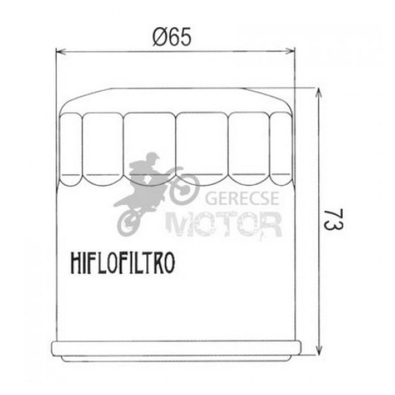 Olajszűrő HIFLOFILTRO HF303