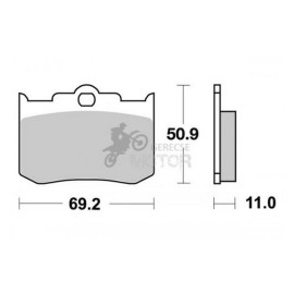 Fékbetét AP Racing LMP262 ST