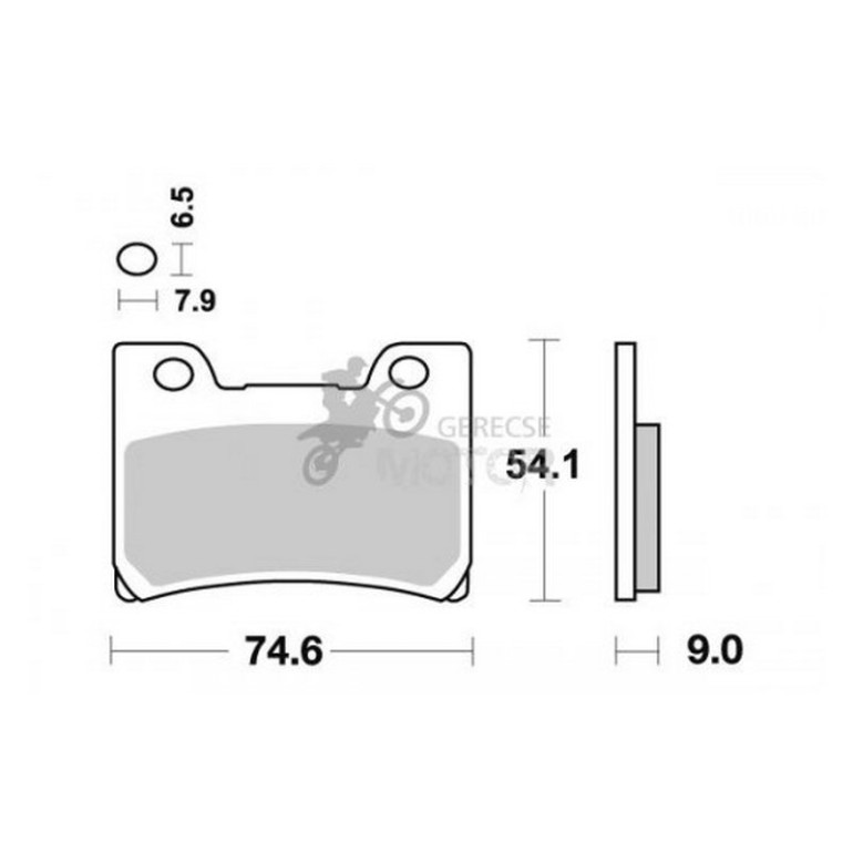 Fékbetét AP Racing LMP265 ST
