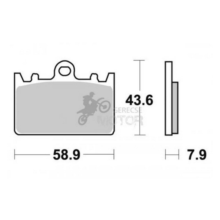 Fékbetét AP Racing LMP266 ST