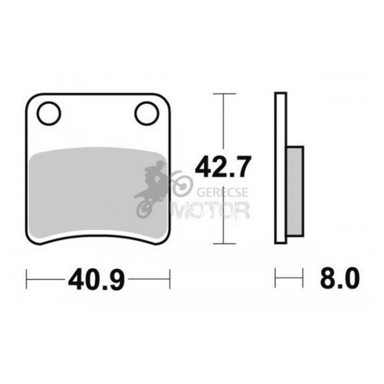 Fékbetét AP Racing LMP270 ST