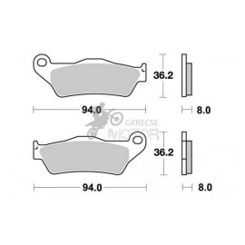 Fékbetét AP Racing LMP271 OR