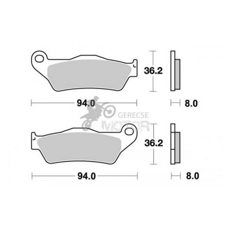 Fékbetét AP Racing LMP271 OR