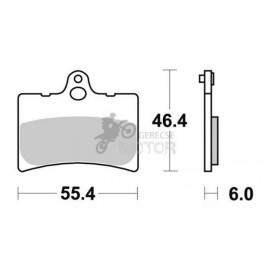 Fékbetét AP Racing LMP272 ST