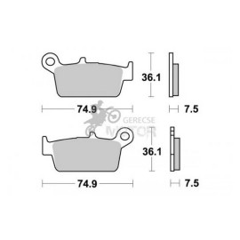 Fékbetét AP Racing LMP273 ST
