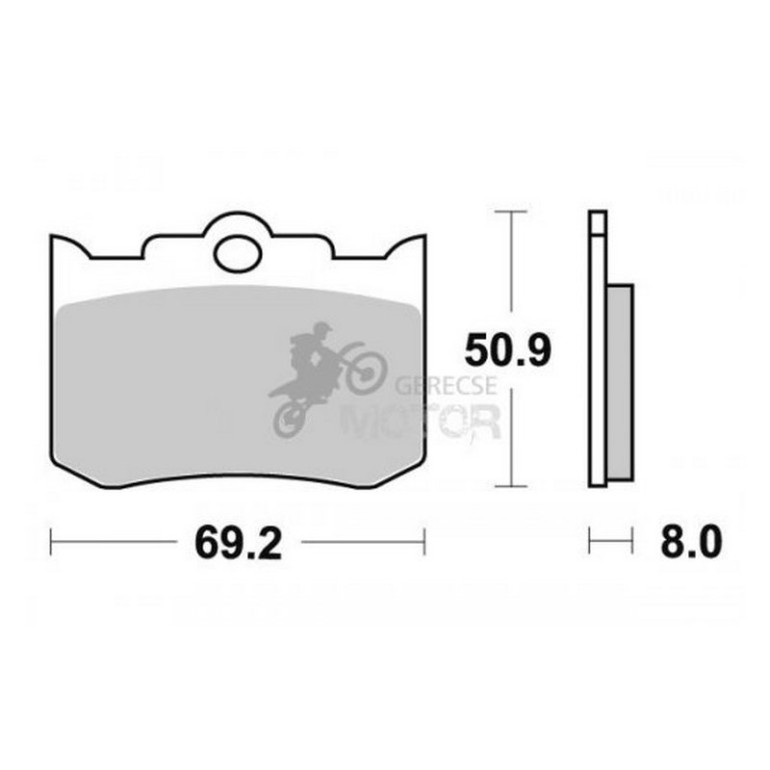 Fékbetét AP Racing LMP278 CRR