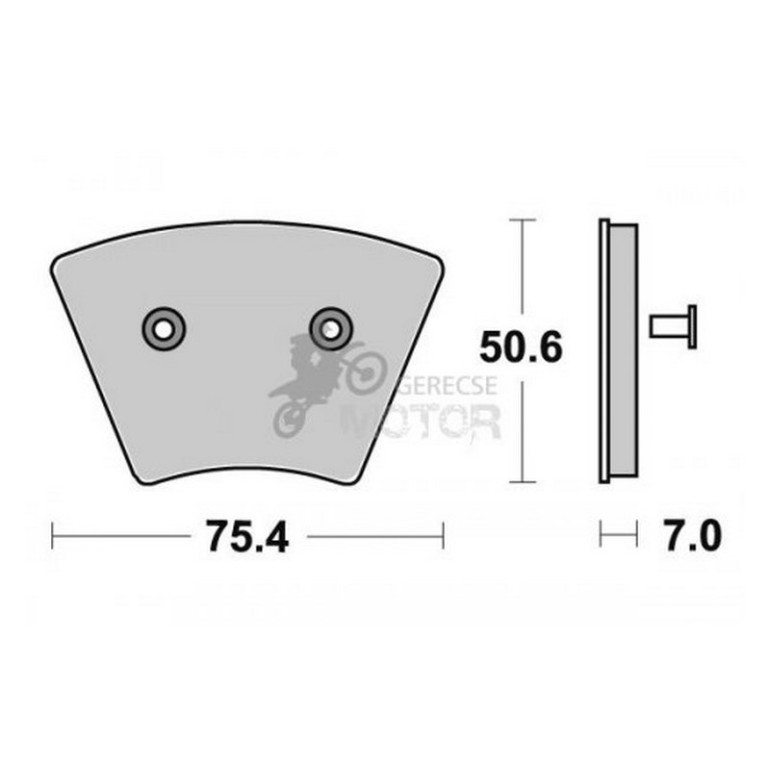 Fékbetét AP Racing LMP279 ST