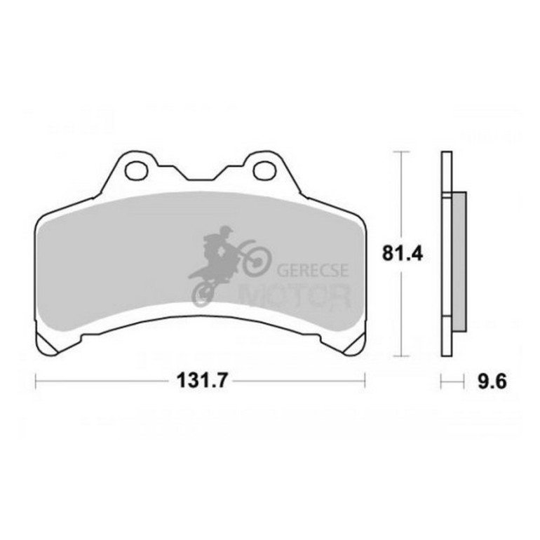 Fékbetét AP Racing LMP282 ST