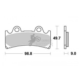 Fékbetét AP Racing LMP283 SF