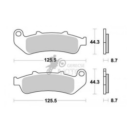 Fékbetét AP Racing LMP285 SR