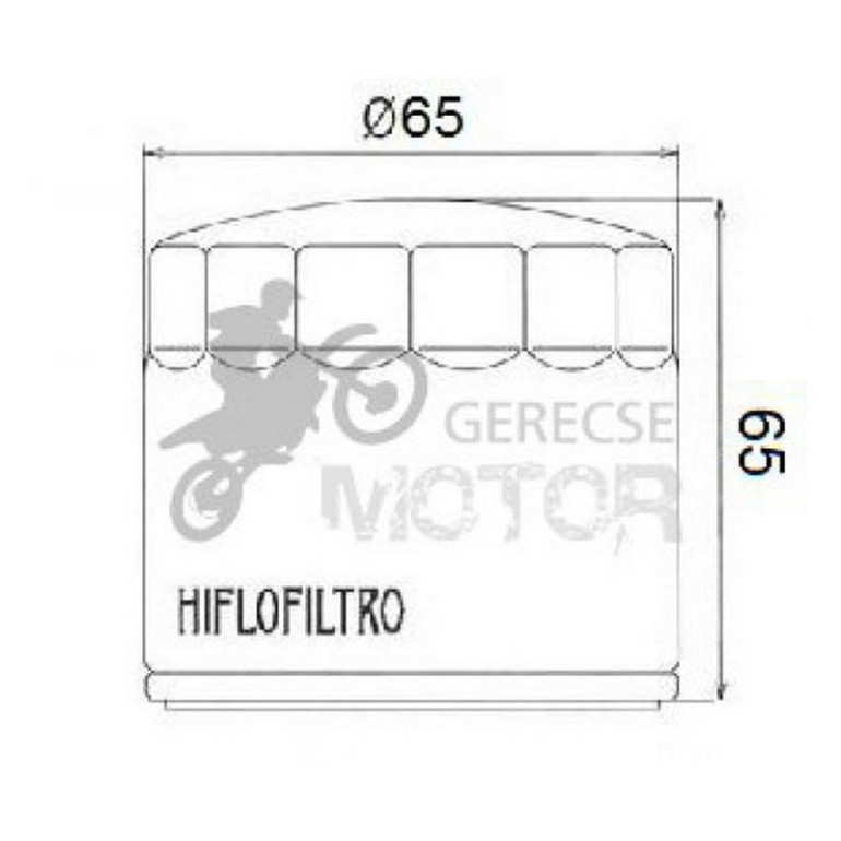 Olajszűrő HIFLOFILTRO HF553