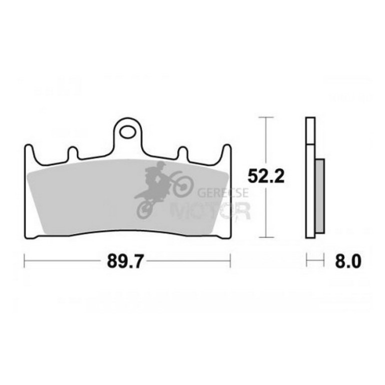 Fékbetét AP Racing LMP286 SF