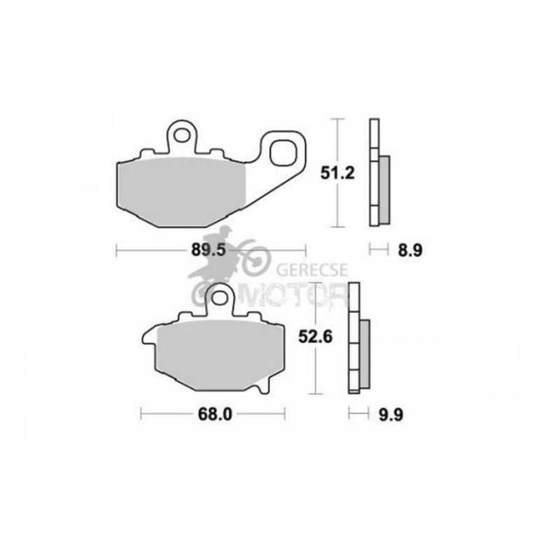Fékbetét AP Racing LMP287 SR