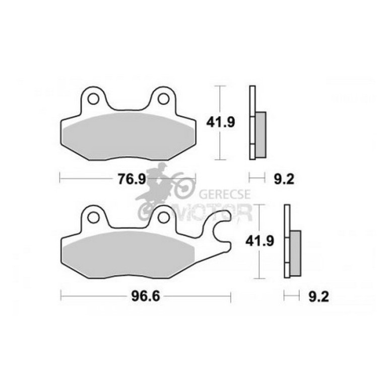 Fékbetét AP Racing LMP288 SM