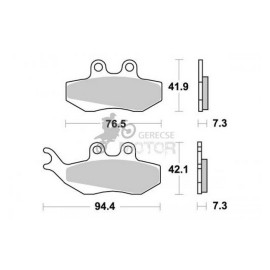 Fékbetét AP Racing LMP289 SM