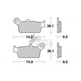 Fékbetét AP Racing LMP290 ST