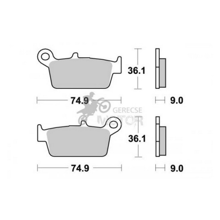 Fékbetét AP Racing LMP290 ST