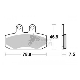 Fékbetét AP Racing LMP296 ST