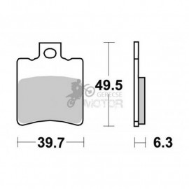 Fékbetét AP Racing LMP297 ST