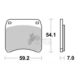 Fékbetét AP Racing LMP298 ST