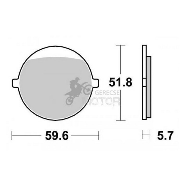 Fékbetét AP Racing LMP299 ST