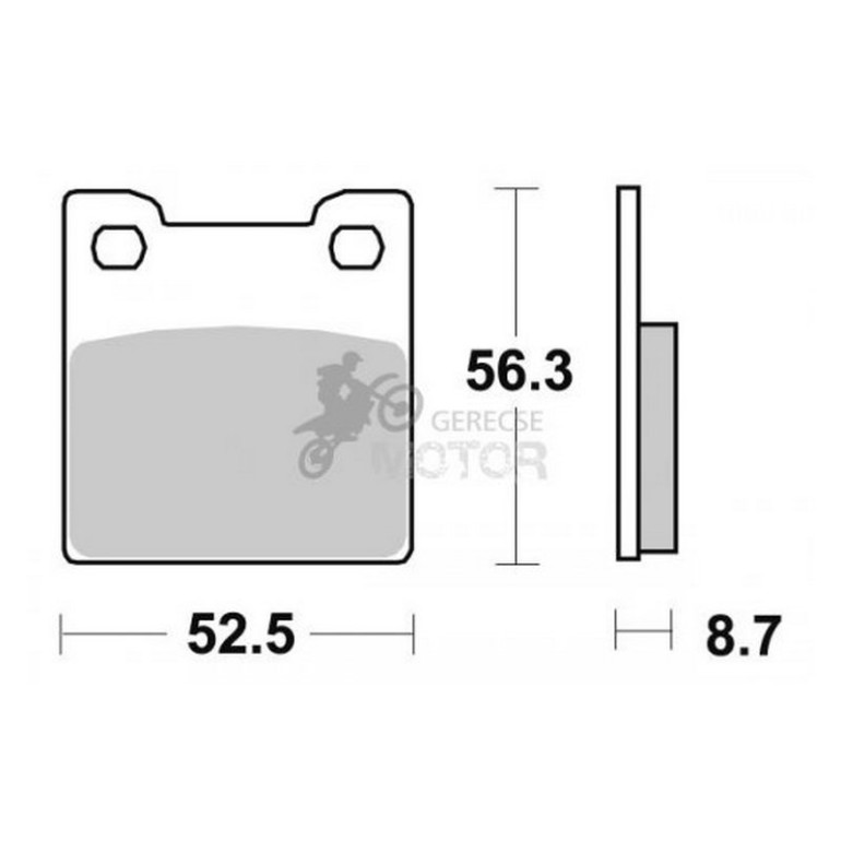 Fékbetét AP Racing LMP301 SR