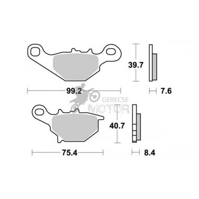 Fékbetét AP Racing LMP302 ST